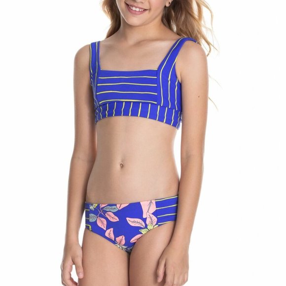 Maaji Girls' Maris Freckles Reversible Two-Piece Swimsuit - Picture 1 of 4
